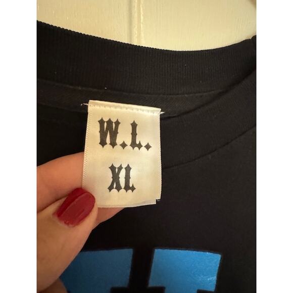 WARREN LOTAS X PHILADELPHIA 76ERS IVERSON BLACK TEE XL - Picture 7 of 7